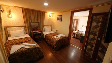 Family Room | Minibar, desk, soundproofing, iron/ironing board