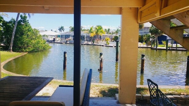2 Double Bed Efficiency | Terrace/patio - Hidden Harbor Suites (Fort Myers Beach)