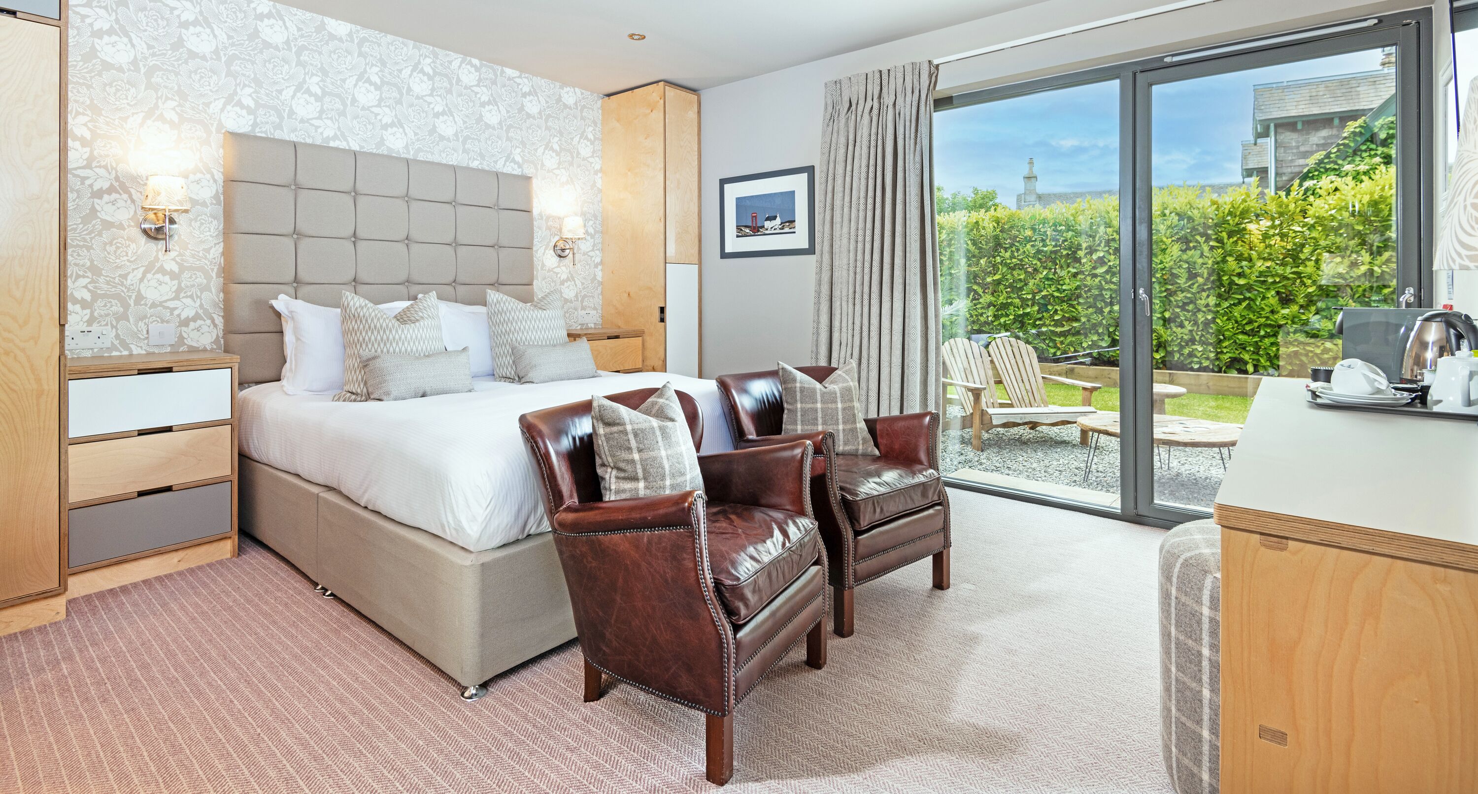 Premium bedding, pillow-top beds, desk, iron/ironing board