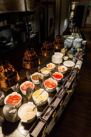 Daily buffet breakfast (EUR 12 per person)