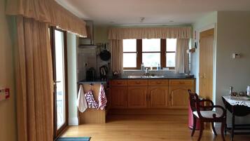 Luxury Suite Lily | Private kitchen | Fridge, coffee/tea maker, electric kettle