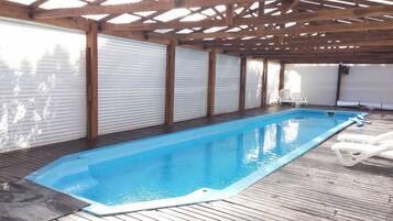Una piscina techada