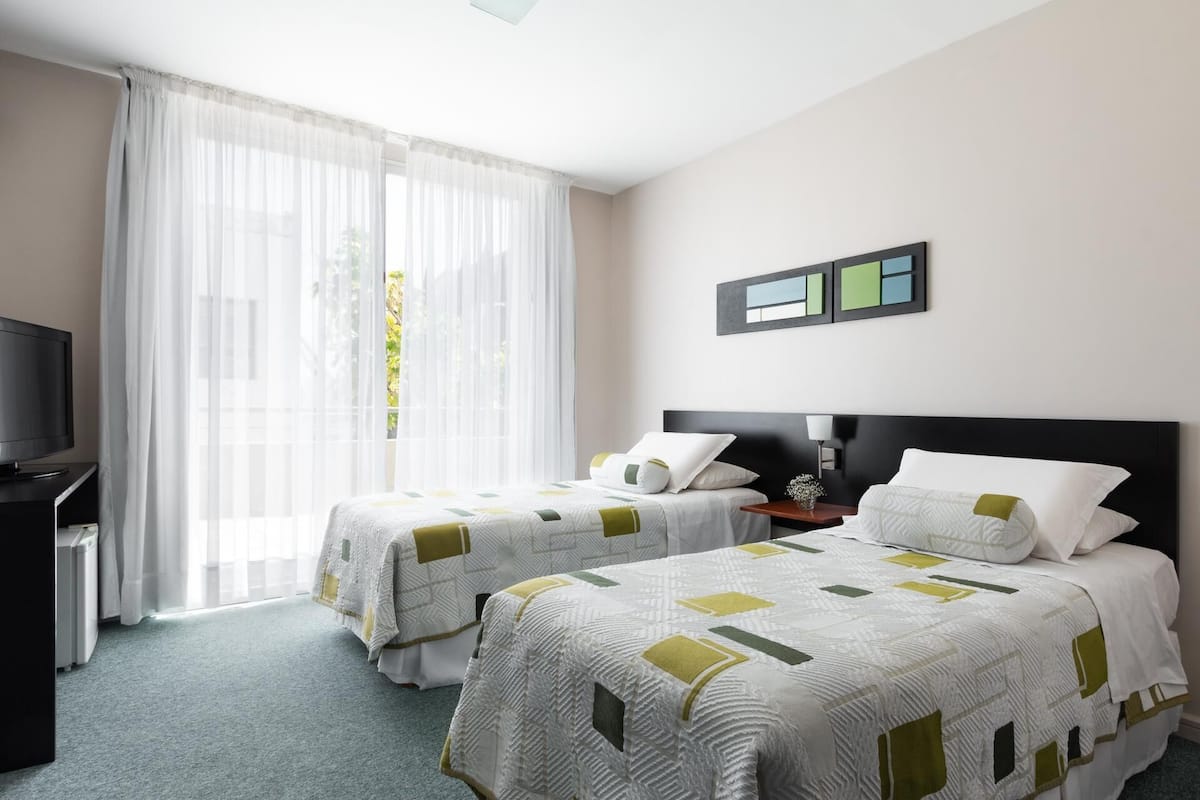 Minibar, in-room safe, blackout drapes, free WiFi