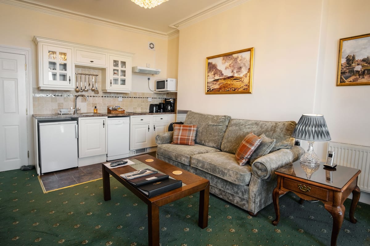 premium apartment, 2 bedrooms, sea view | private kitchen | mini-fridge, microwave, stovetop, coffee/tea maker