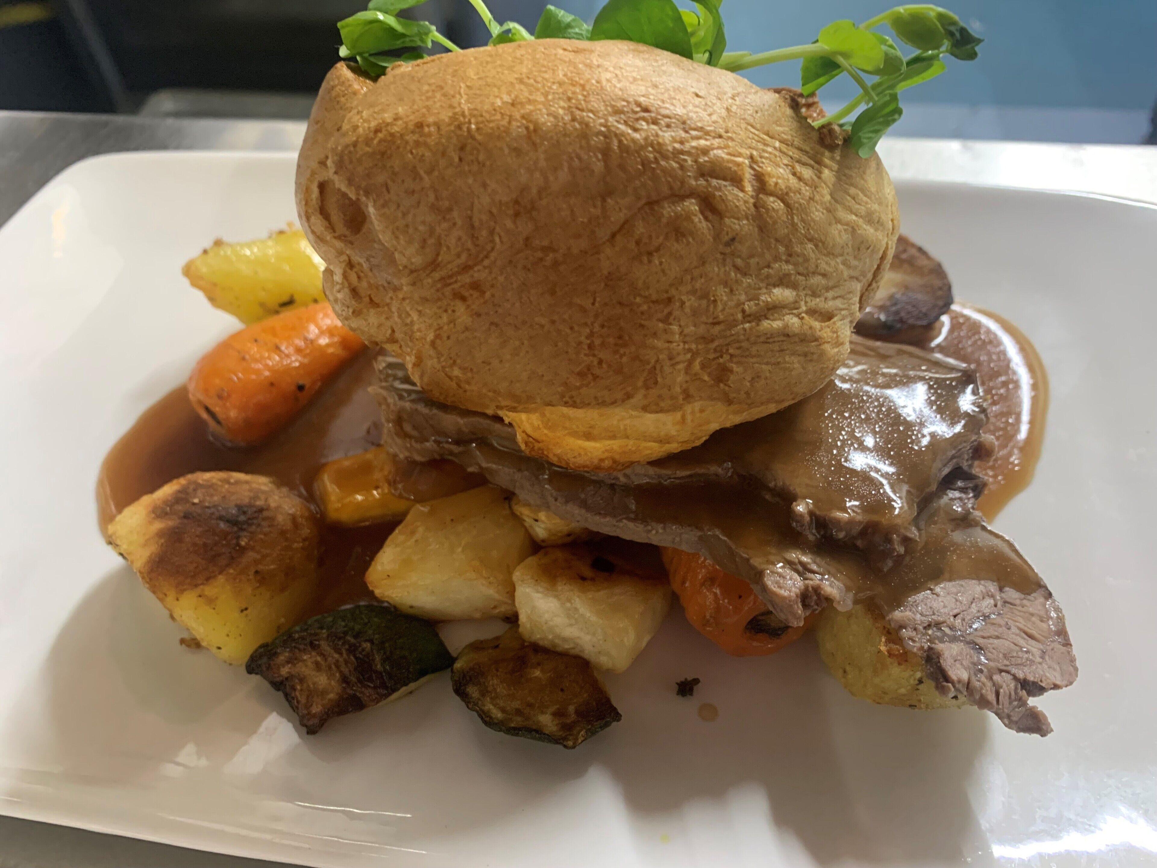 breakfast, lunch, dinner served; local cuisine