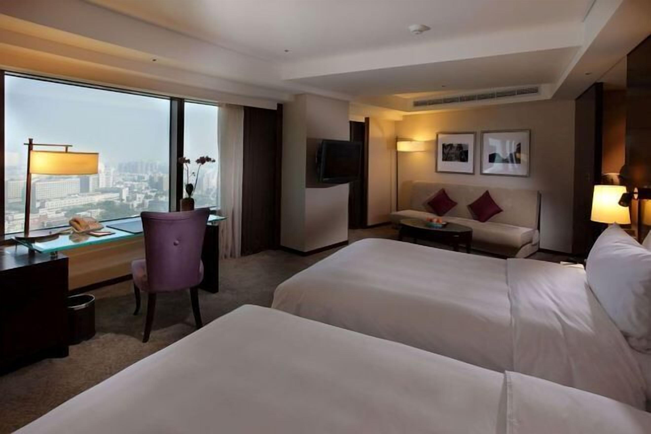 Premium bedding, down duvets, pillow-top beds, in-room safe