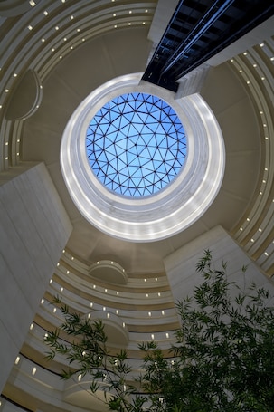 Premium bedding, down comforters, pillowtop beds, in-room safe