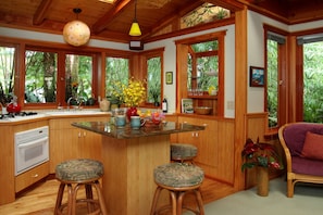 Bamboo Guest House | Private kitchen | Fridge, coffee/tea maker, electric kettle, toaster