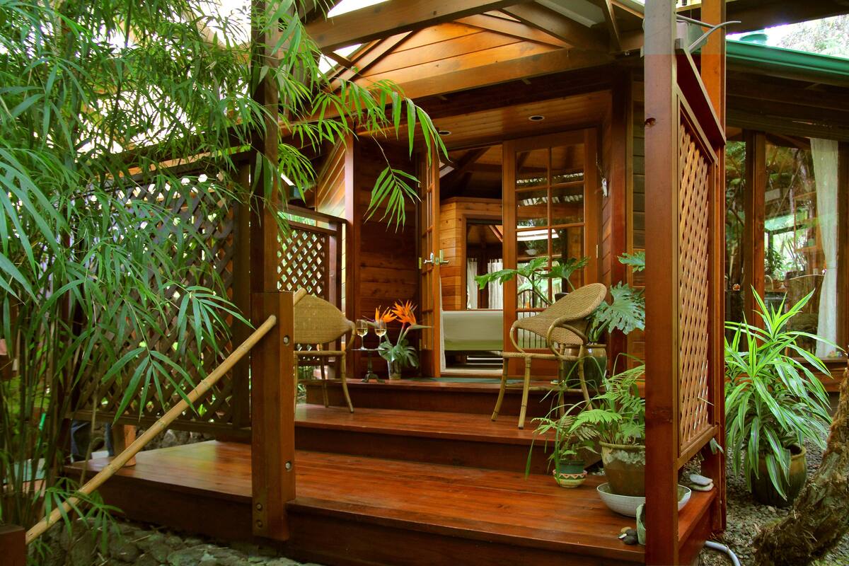 Doppelzimmer zur Einzelnutzung | Lanai (Veranda)