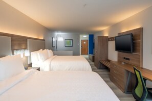 Suite, 2 Queen Beds, Accessible (Mobility, Accessible Tub) | Premium bedding, in-room safe, desk, soundproofing