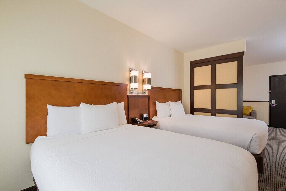 Premium bedding, pillow-top beds, in-room safe, desk