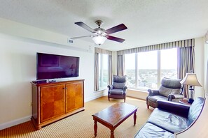 Condo, 2 Bedrooms (Beach View) | Living room - Bahama Sands Luxury Condominiums (North Myrtle Beach)