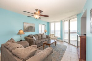 Condo, 3 Bedrooms (Oceanfront) | Living room - Bahama Sands Luxury Condominiums (North Myrtle Beach)