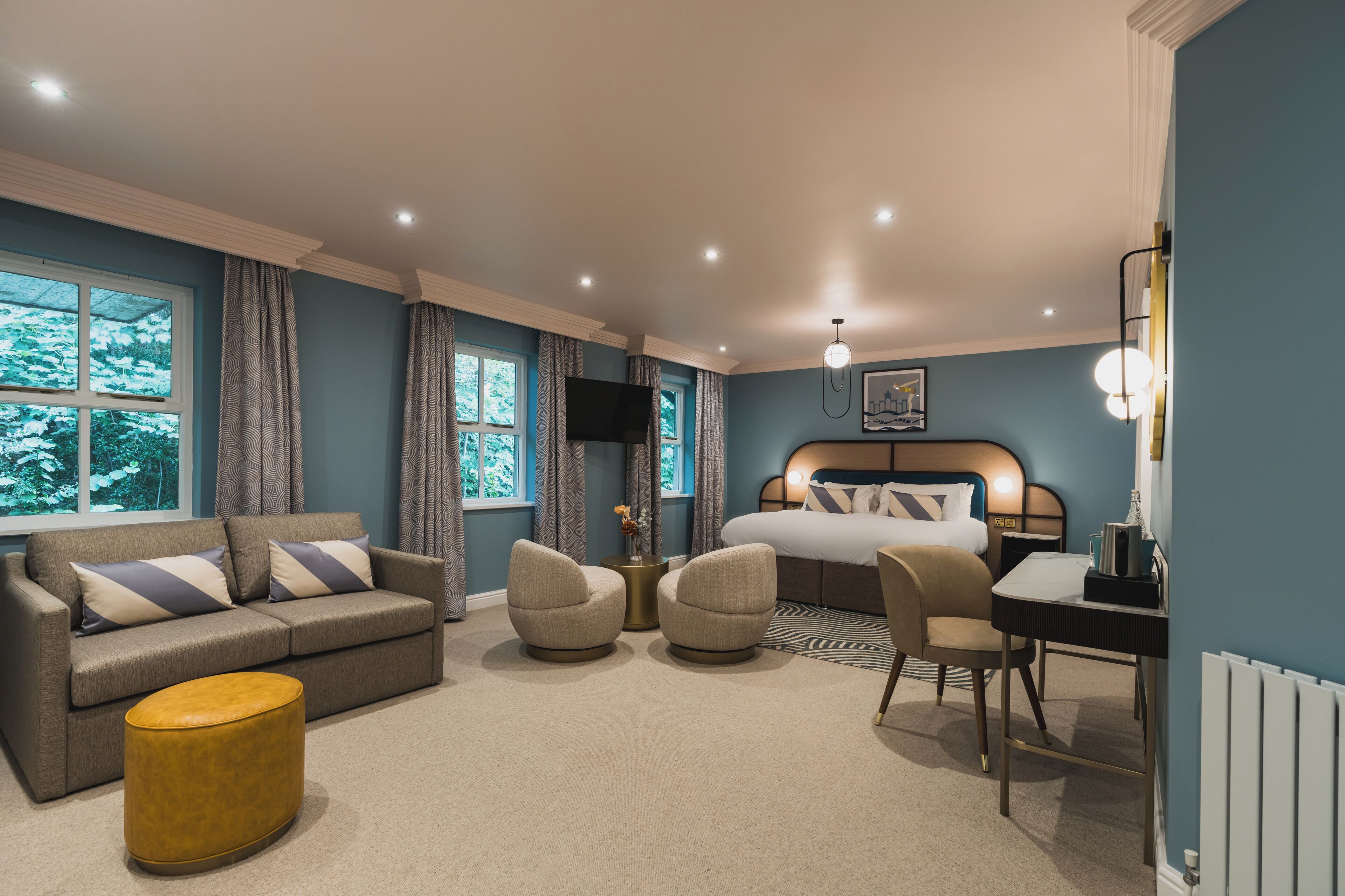 family room | premium bedding, individually decorated, free wifi, bed sheets