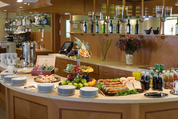 Daily self-serve breakfast (EUR 8 per person)
