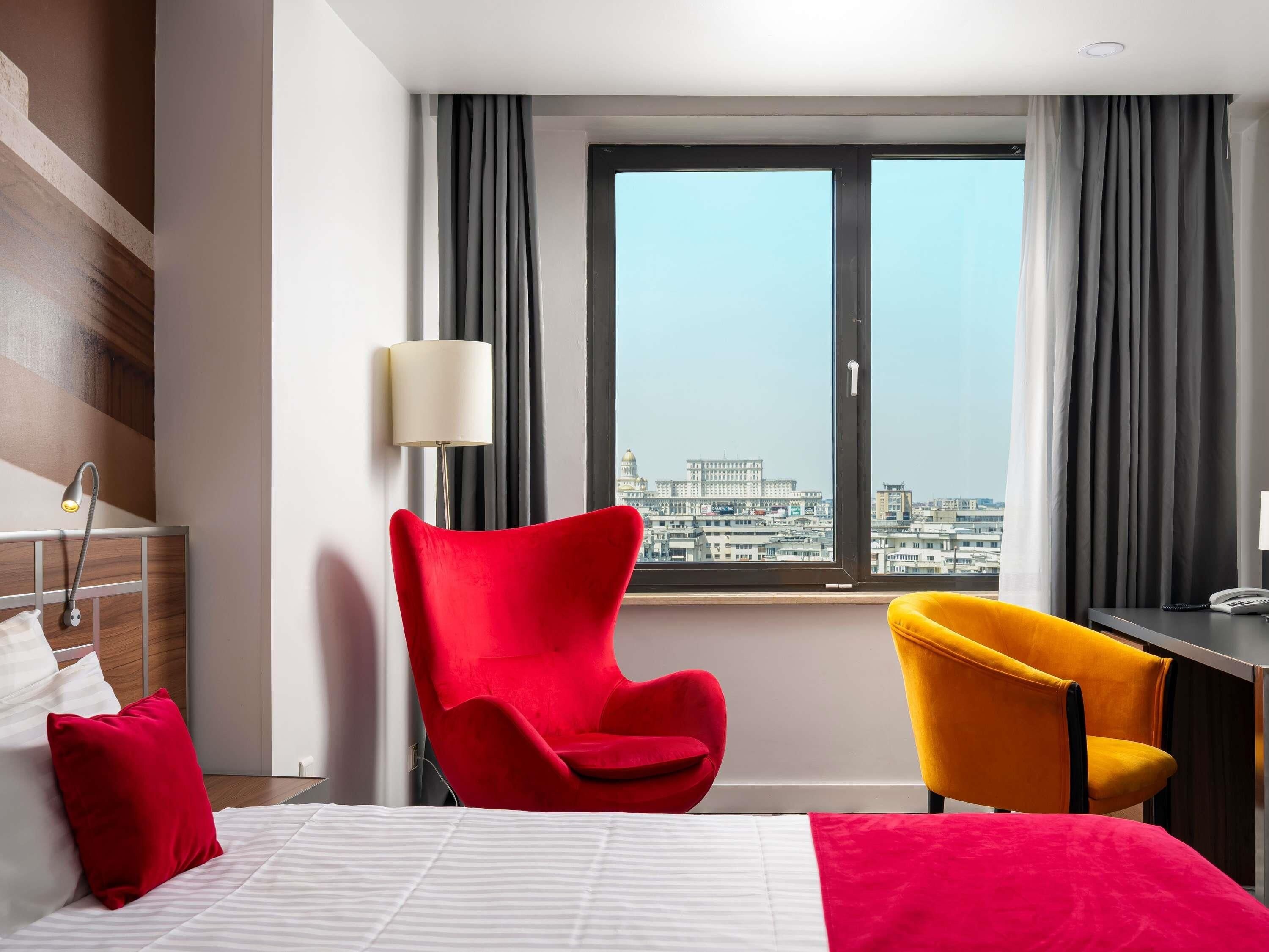 In-room safe, desk, soundproofing, iron/ironing board (on request)