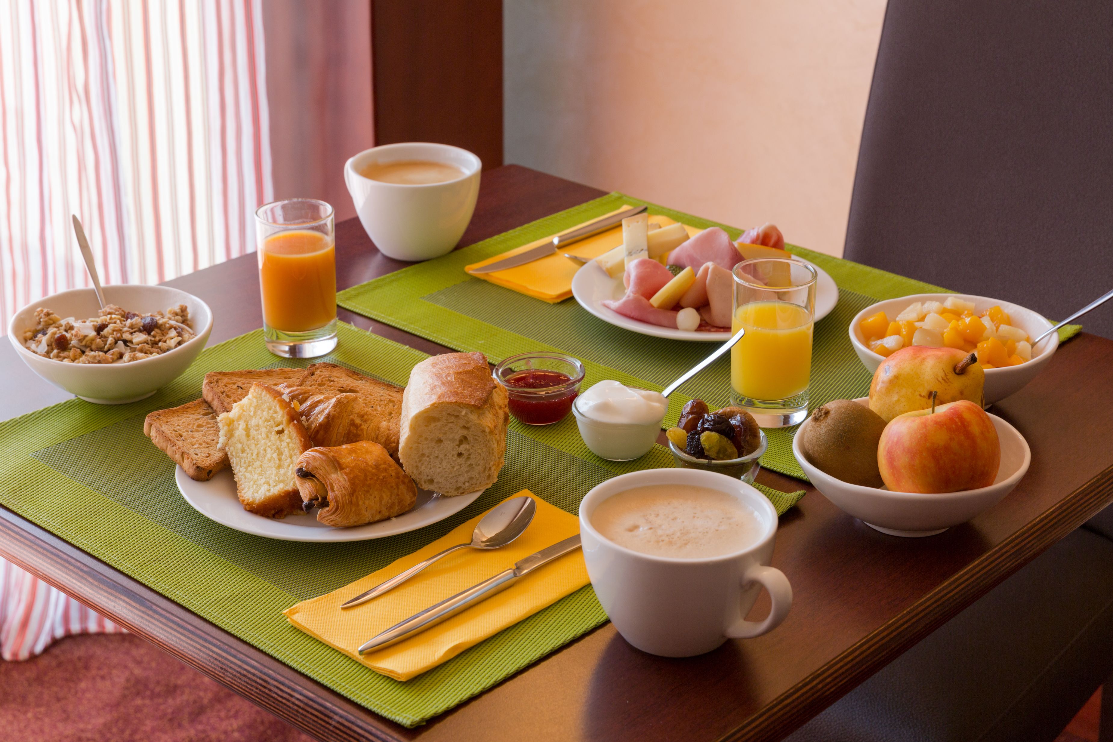 daily buffet breakfast (eur 12 per person)