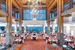 3 restaurants, breakfast, lunch served; local and international cuisine