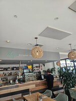 Breakfast, lunch and dinner served