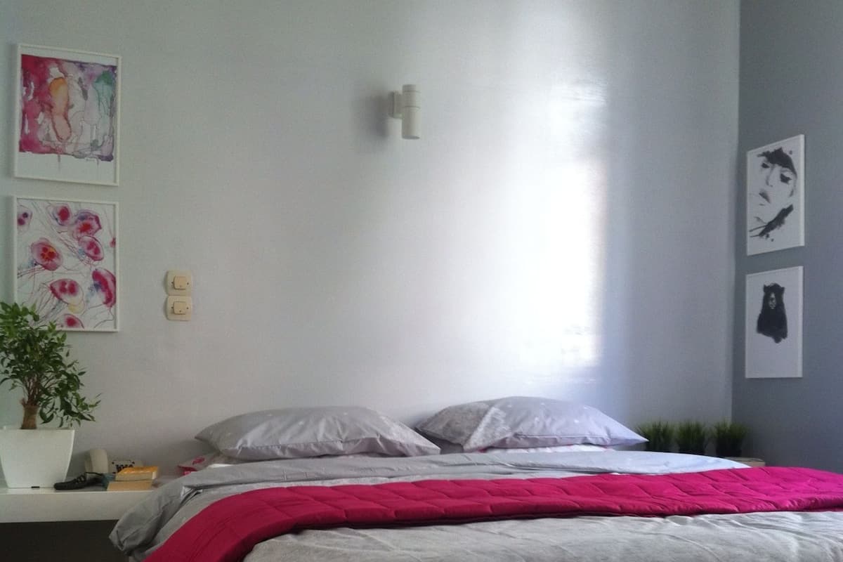 Doppelzimmer | Schreibtisch, Bügeleisen/Bügelbrett, Babybetten, kostenloses WLAN