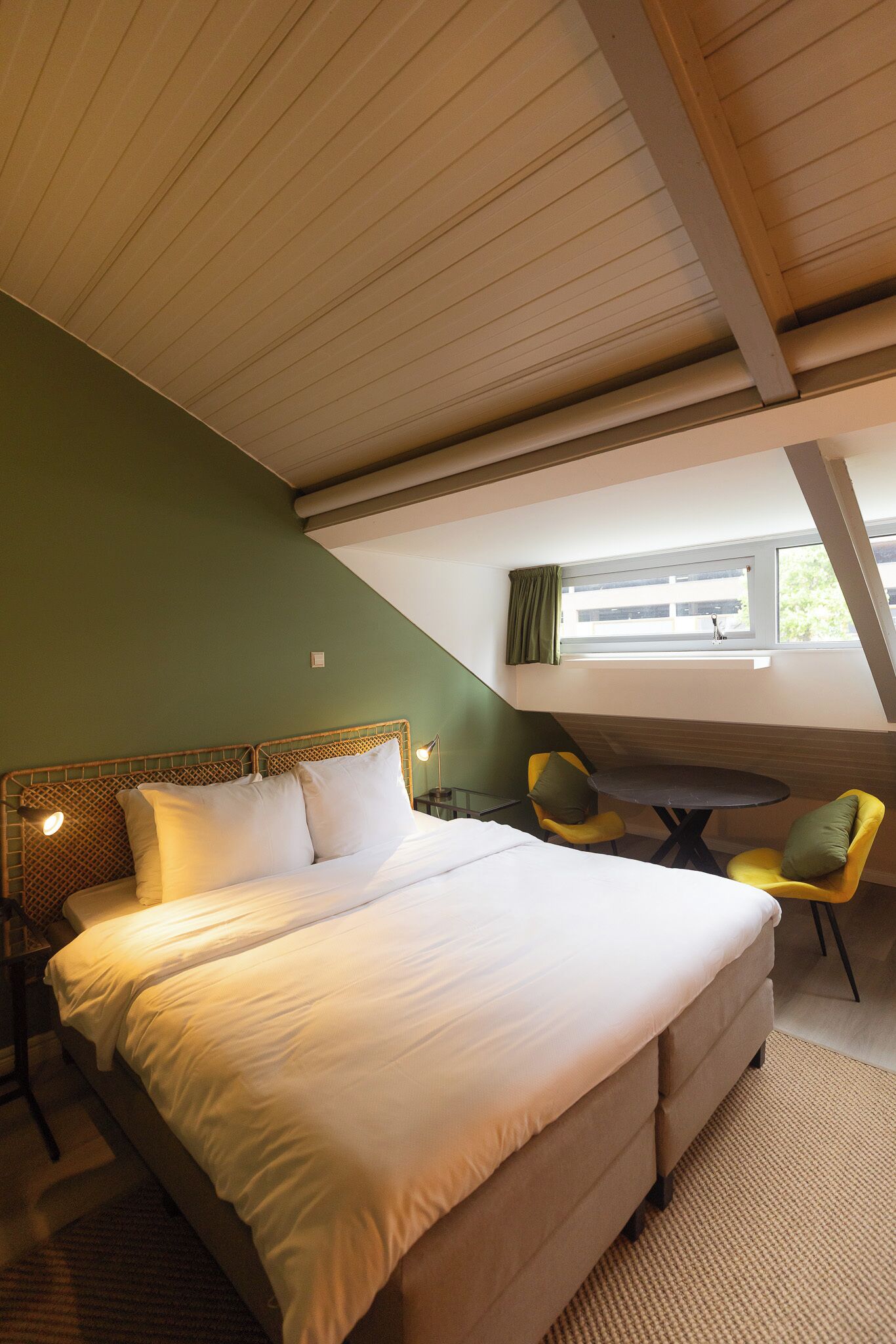 double room, canal view | individually furnished, desk, laptop workspace, cots/infant beds