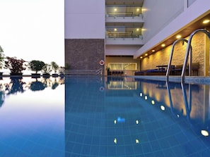 Indoor pool, outdoor pool, open open 24 hours, sun loungers