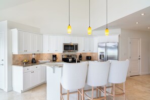 Fridge, microwave, coffee/tea maker