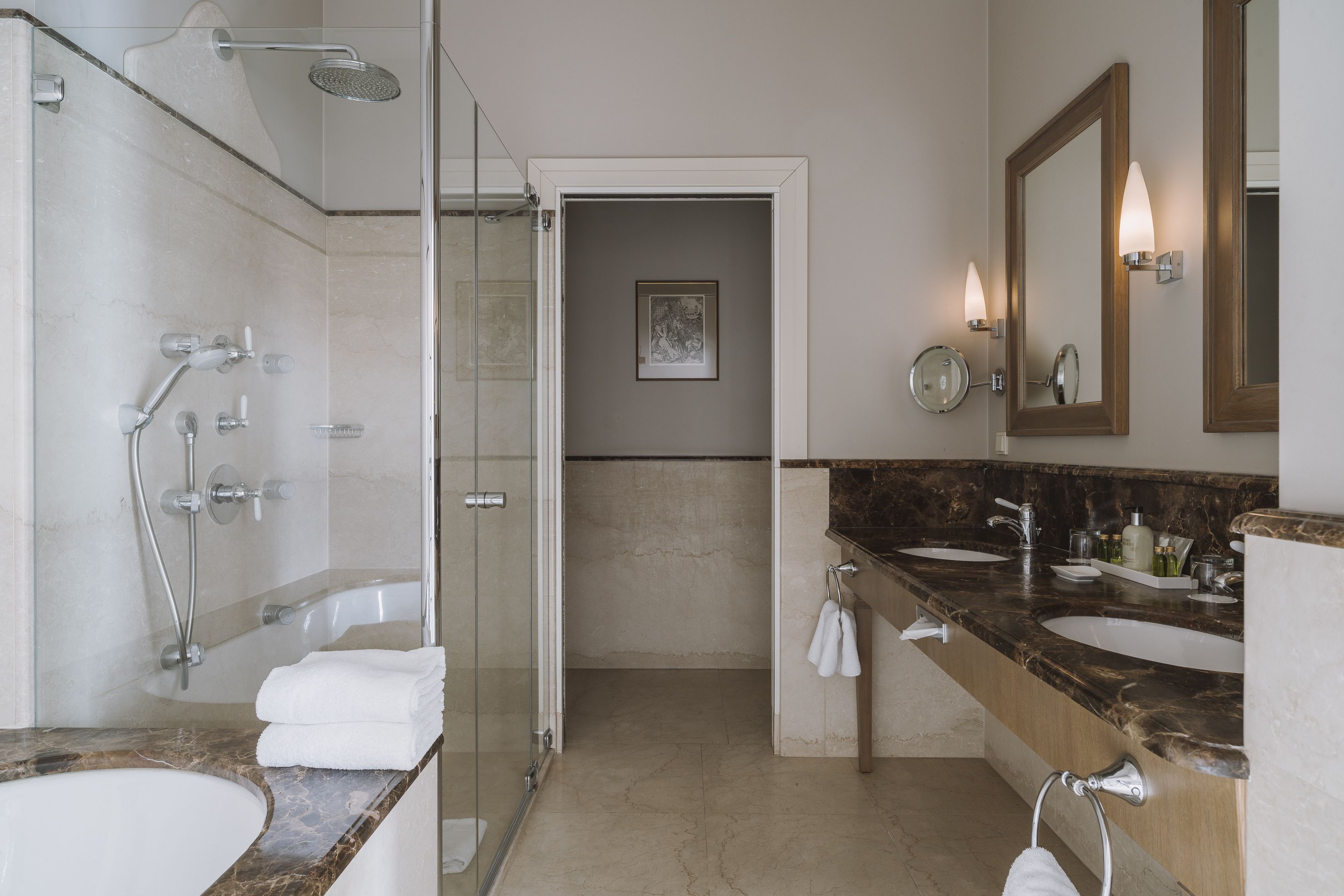 apartment | bathroom | free toiletries, hair dryer, slippers, towels