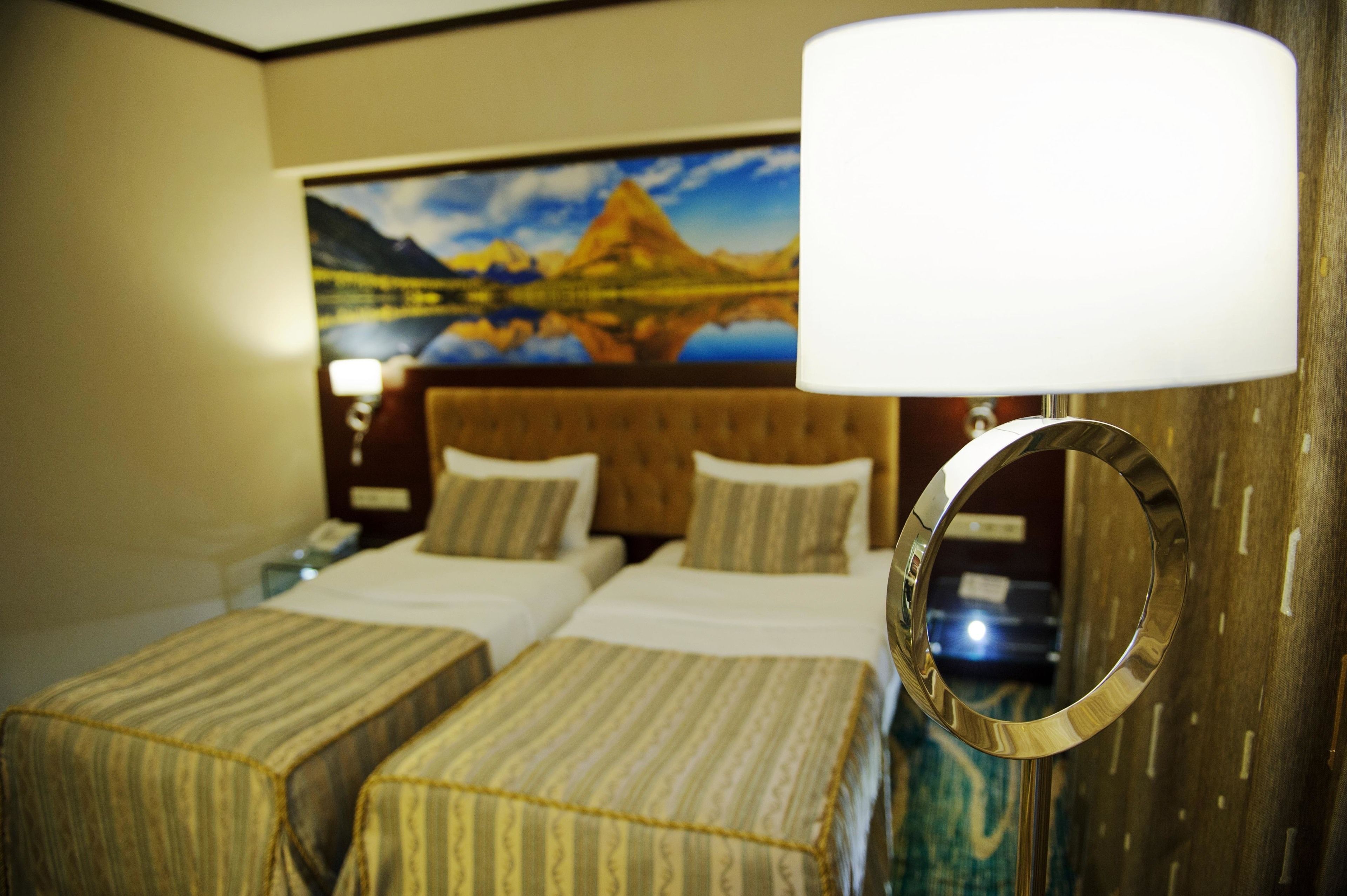 Premium bedding, minibar, in-room safe, desk