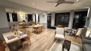 12-inch flat-screen TV with cable channels, TV