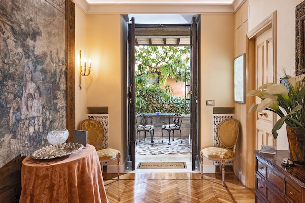 Interior entrance