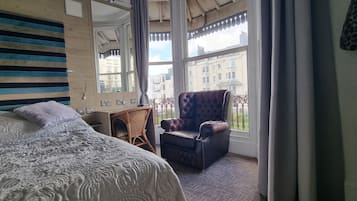 Double Room, Balcony, Sea View (En Suite) | Free WiFi, bed sheets