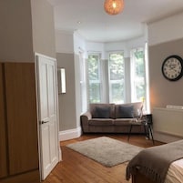Double Room, Ensuite (Scandinavian Room) | Iron/ironing board, bed sheets