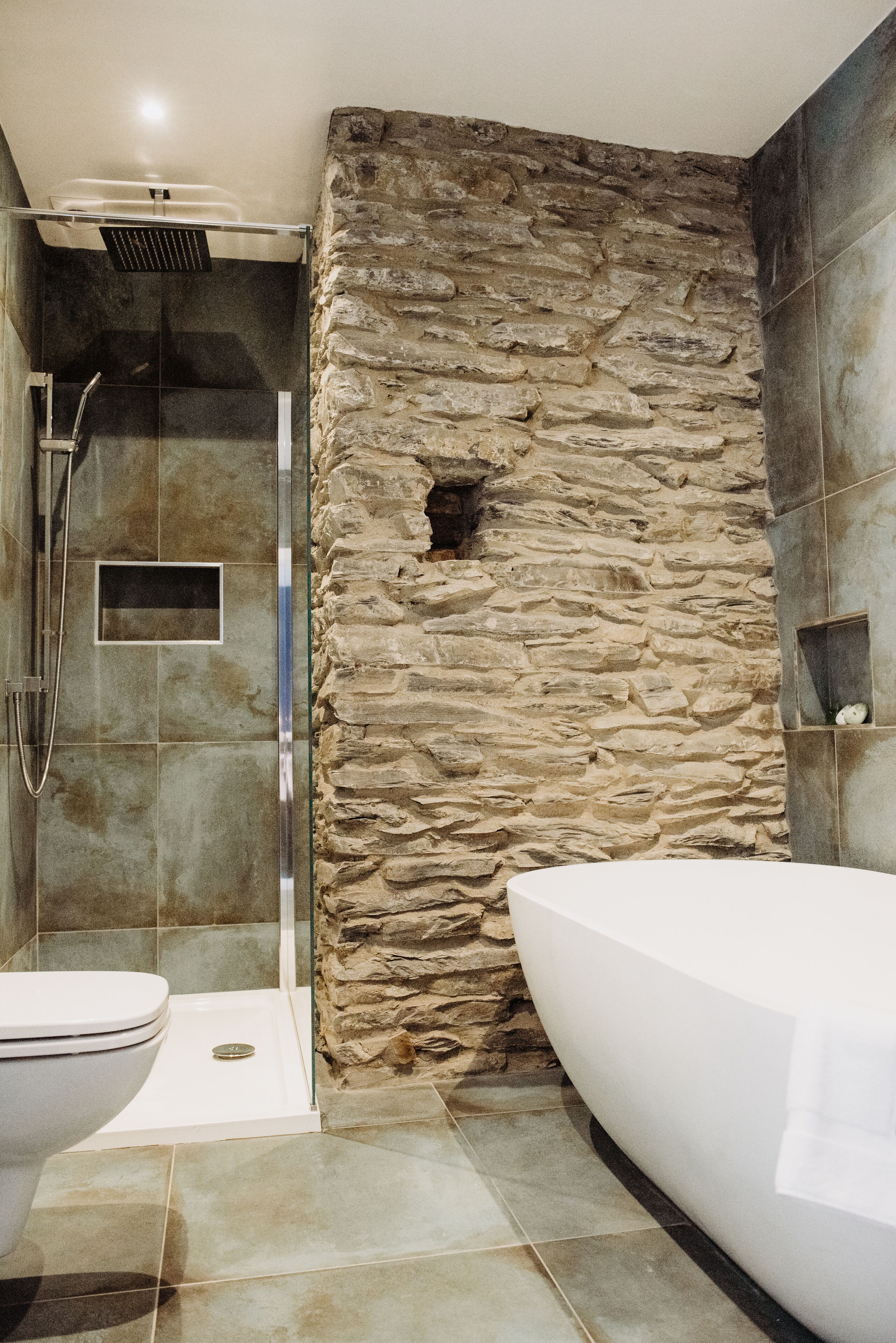 room, 1 king bed with sofa bed, valley view | bathroom | shower, designer toiletries, hair dryer, towels