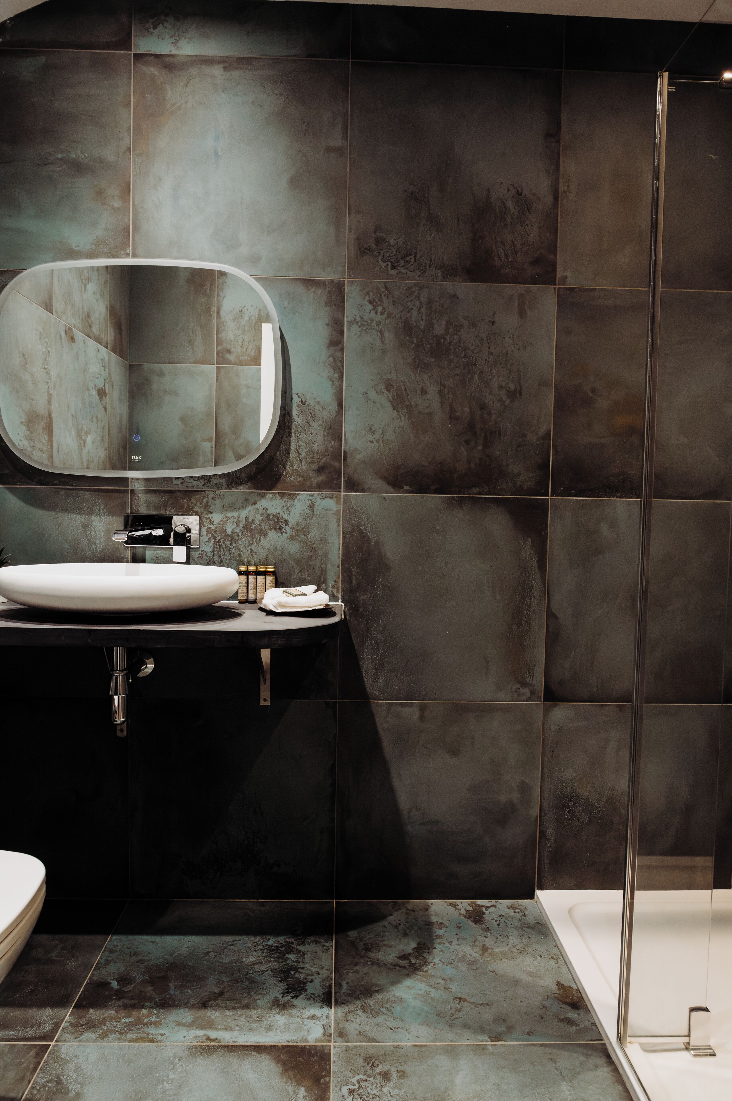 double or twin room | bathroom | shower, designer toiletries, hair dryer, towels