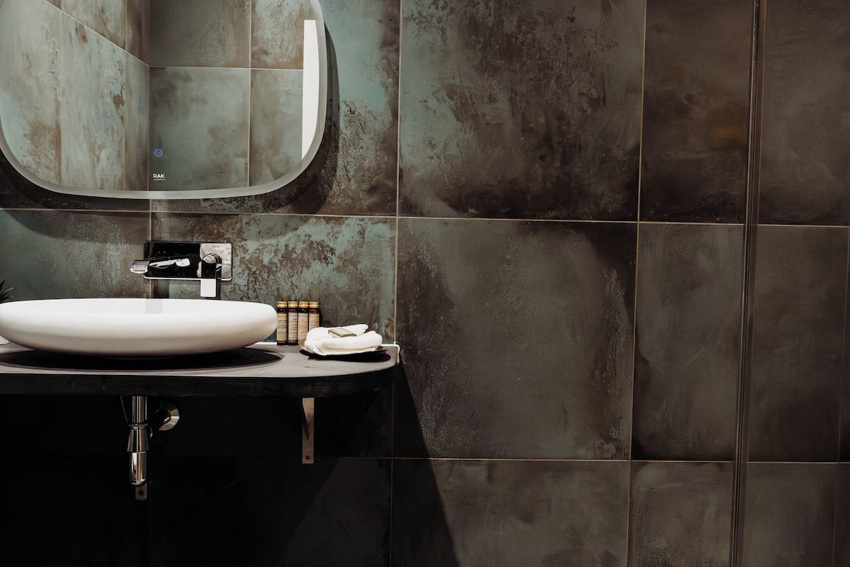 double or twin room | bathroom | shower, designer toiletries, hair dryer, towels