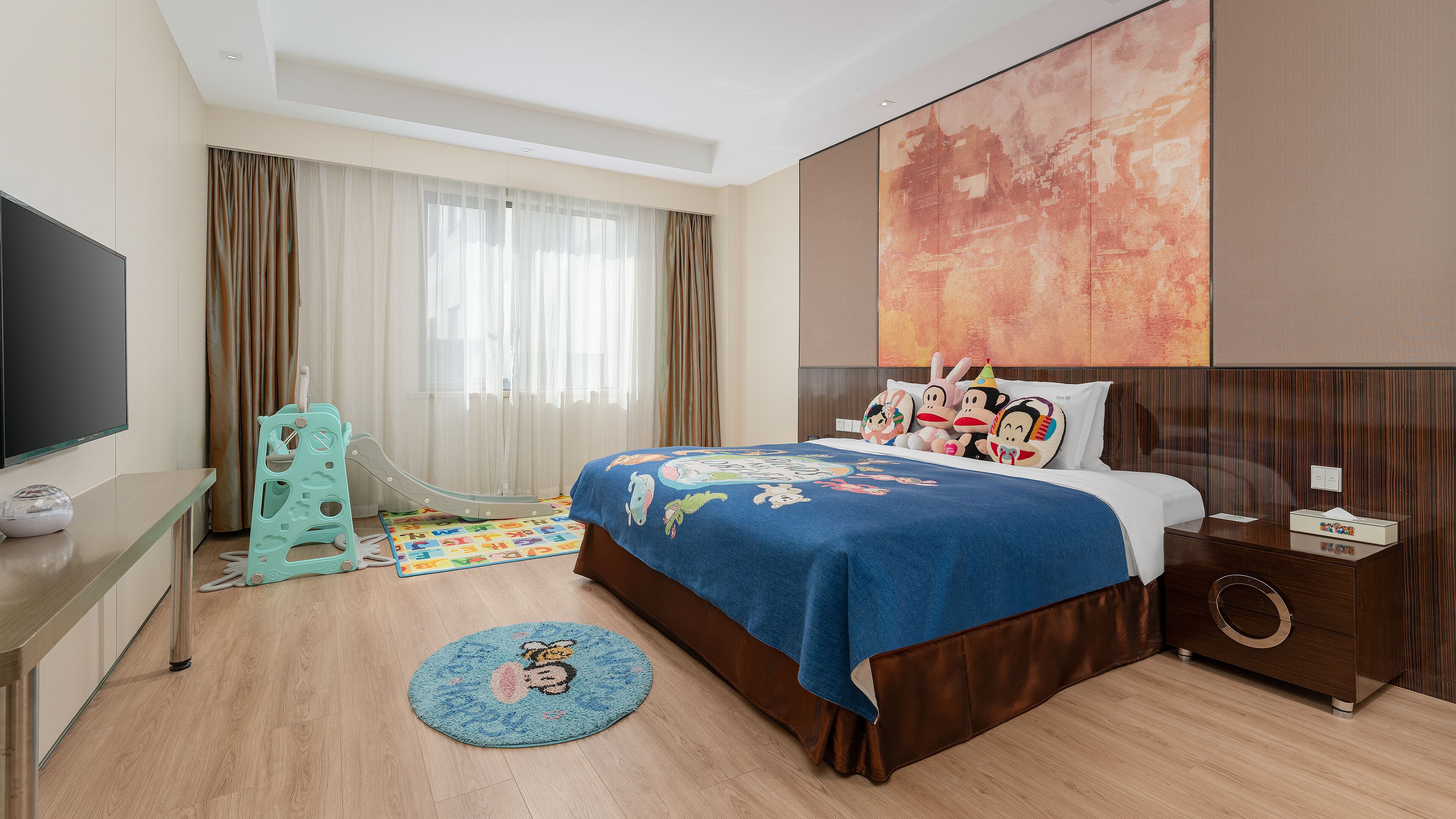Suite, 1 Bedroom (Living Area Kids Theme) | Minibar, in-room safe, desk, blackout drapes