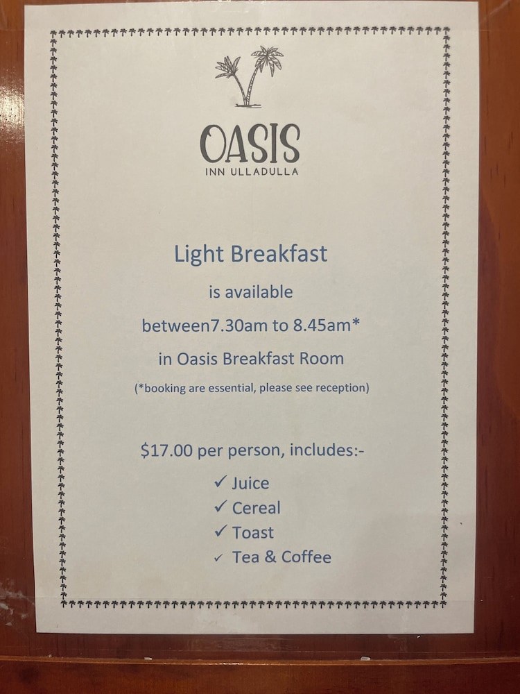 Oasis Inn Ulladulla by null