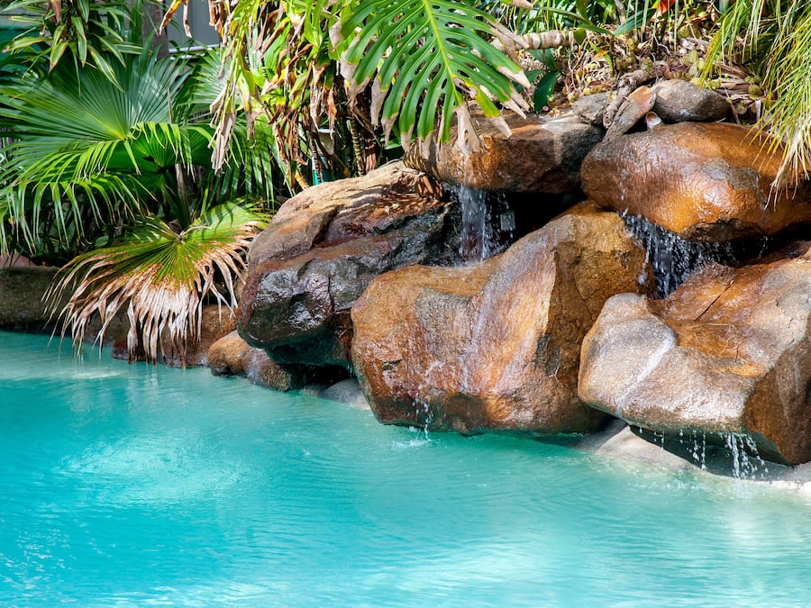 Seasonal outdoor pool, open 8:00 AM to 9:00 PM, pool umbrellas