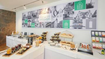 Daily buffet breakfast (EUR 10 per person)