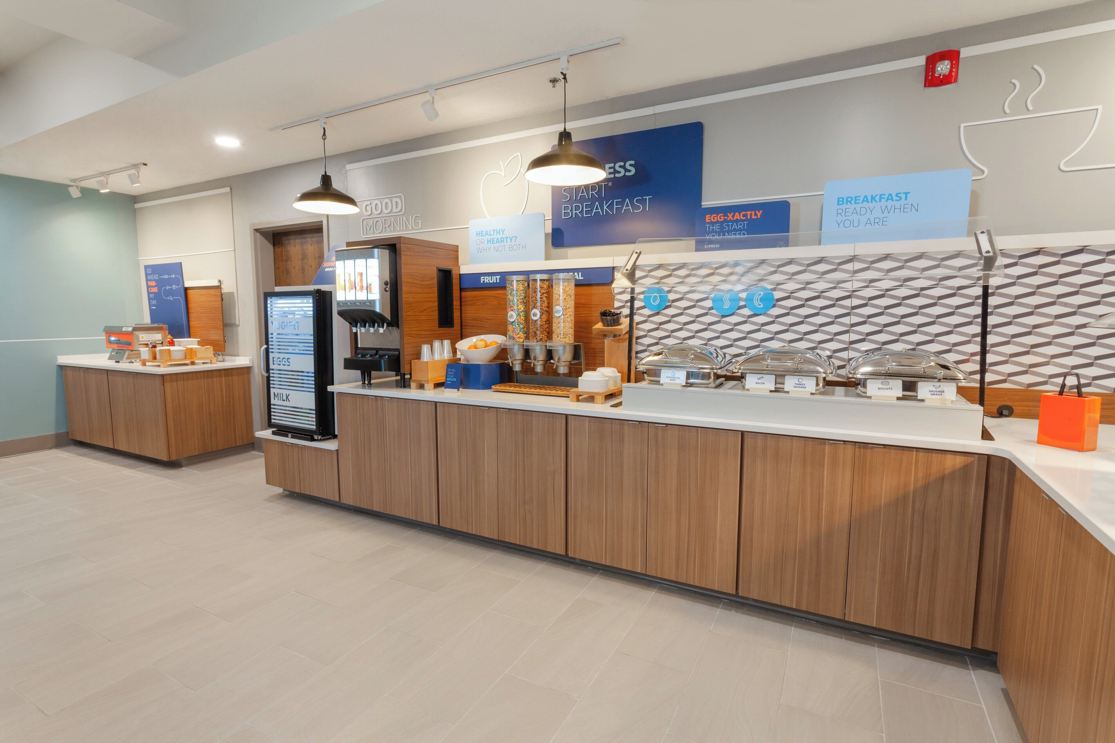 Free buffet breakfast