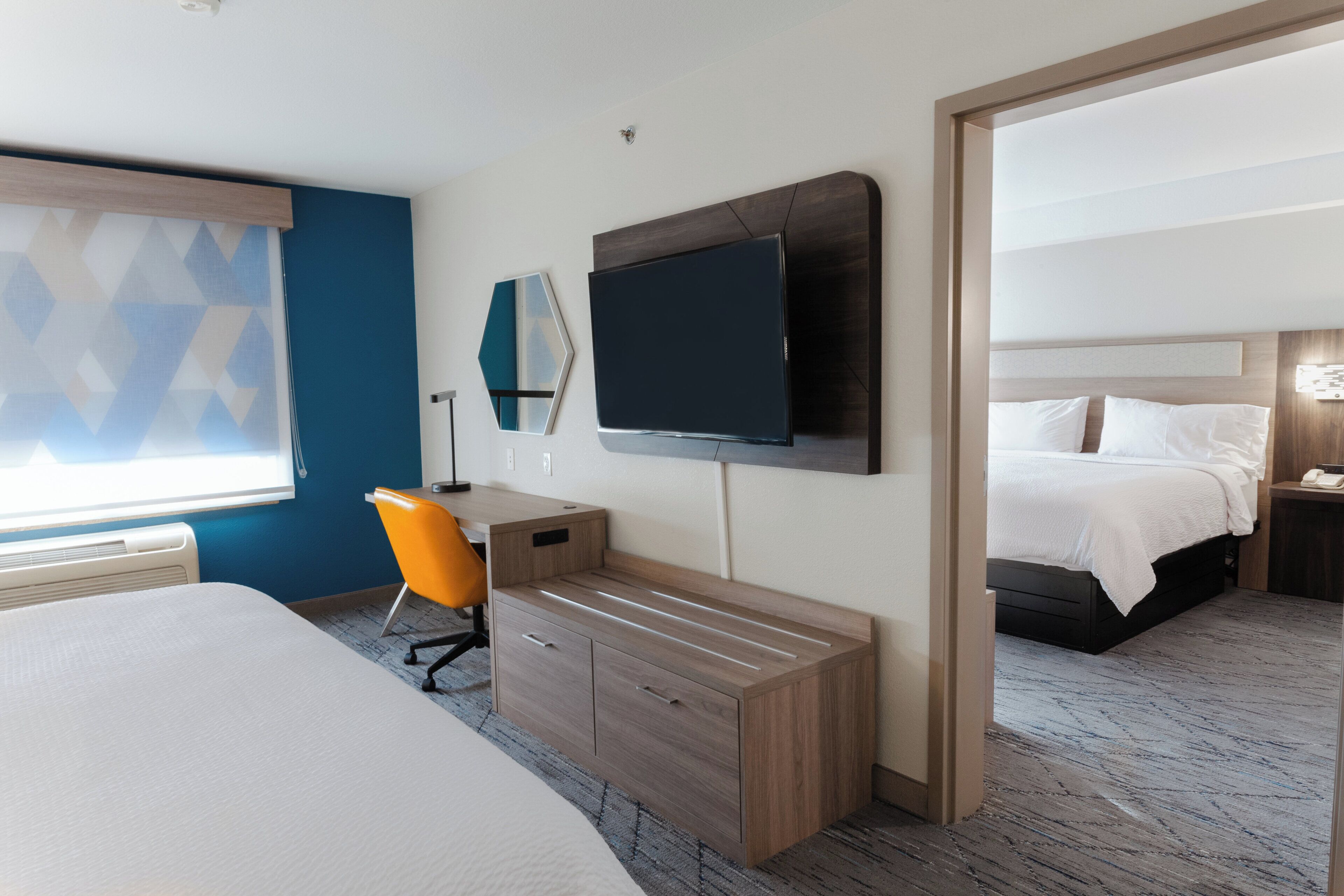 Suite, Multiple Beds | In-room safe, desk, blackout drapes, iron/ironing board