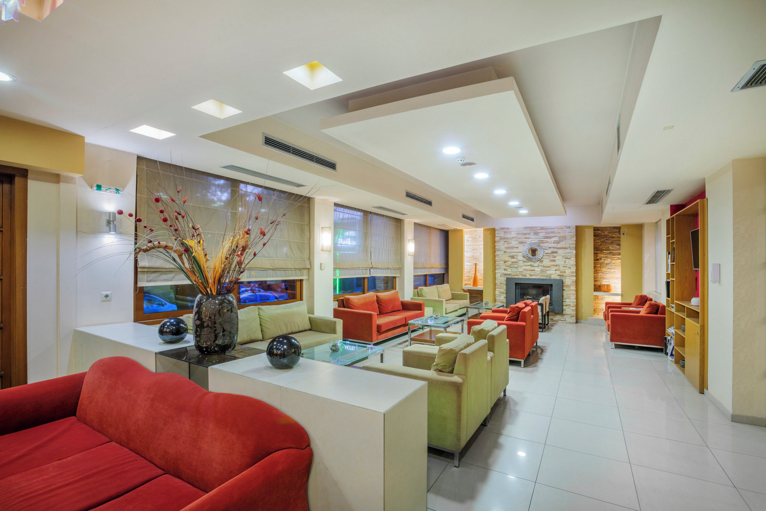 Àrea amb seients del vestíbul