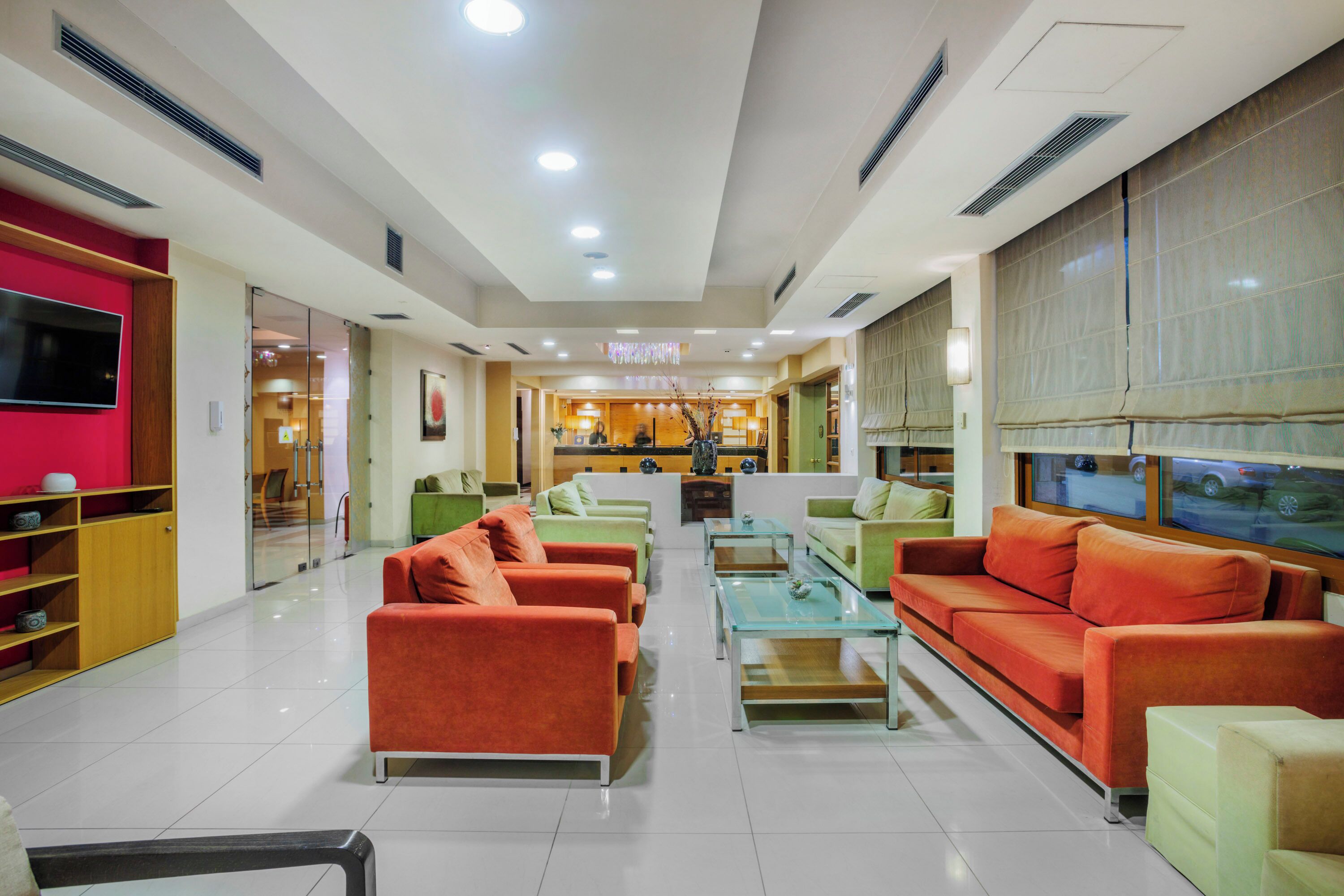 Àrea amb seients del vestíbul