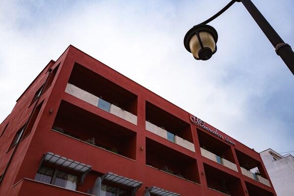 Façade de l’hébergement