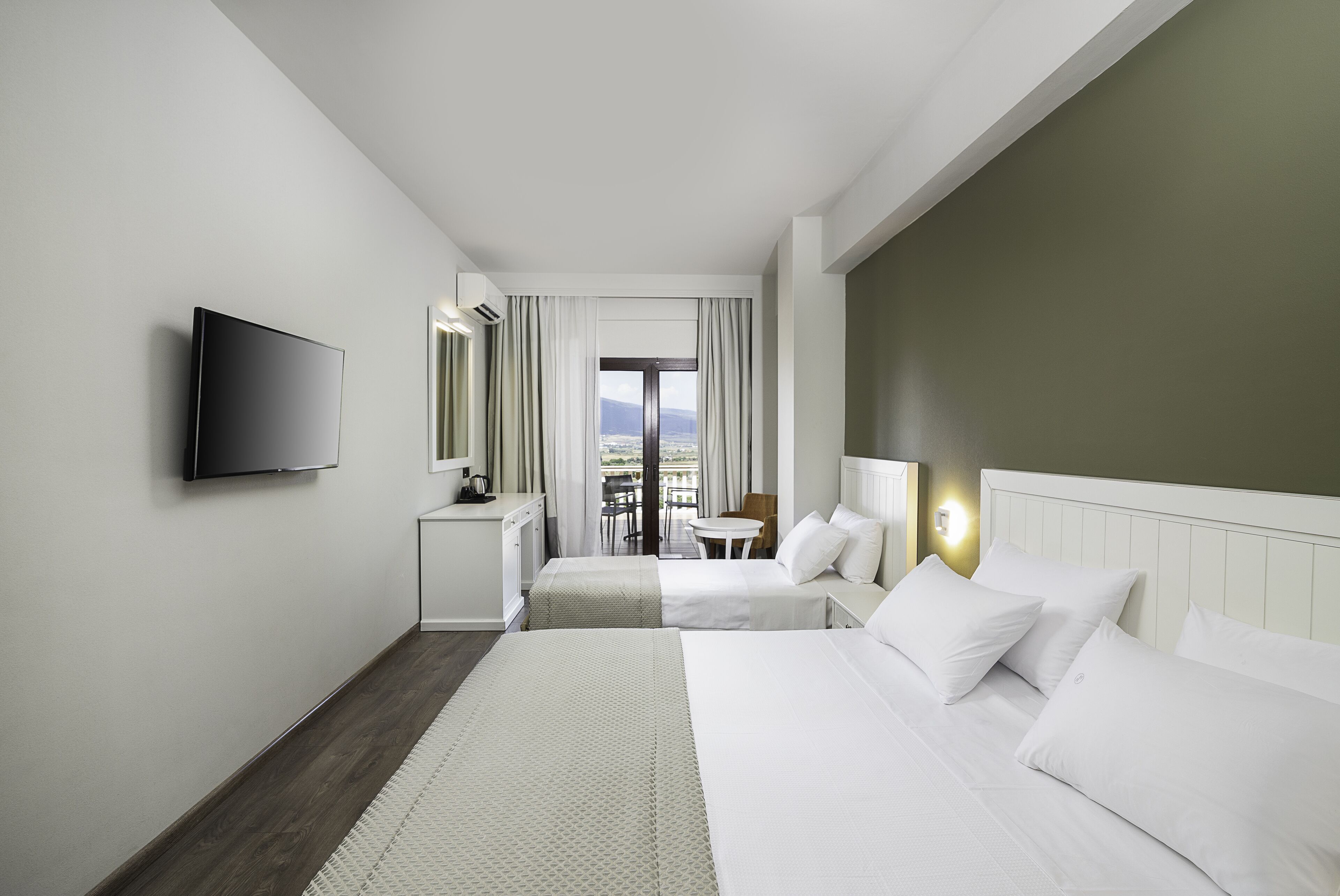 superior triple room | 1 bedroom, free minibar items, in-room safe, blackout curtains