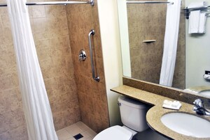Hair dryer, towels