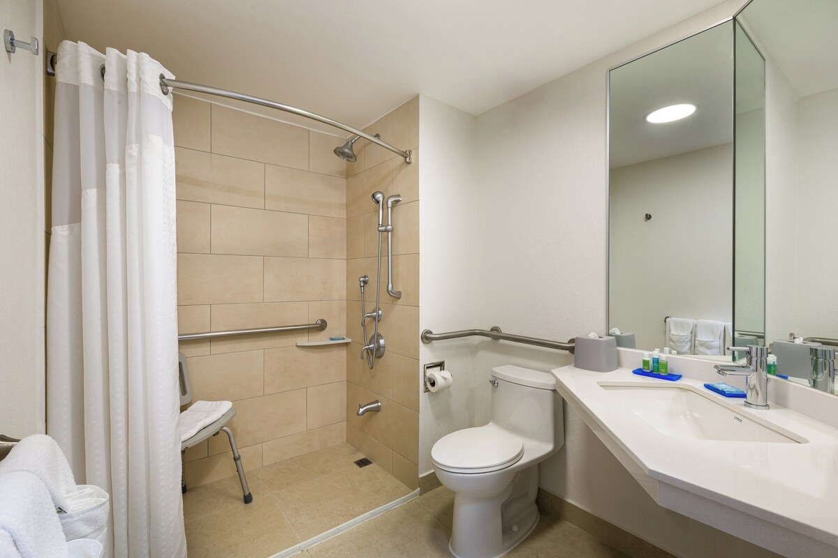 Standard Room, 1 King Bed, Accessible, Non Smoking (Communications) | Premium bedding, in-room safe, desk, soundproofing