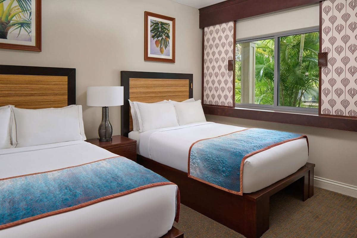 Premium bedding, down comforters, pillowtop beds, in-room safe