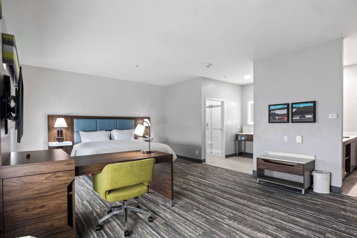 one king studio suite non smoking | in-room safe, individually furnished, desk, blackout curtains